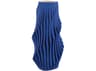 Currey & Company Cobalt Blue Pleat Vase