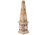 Currey & Company Coquillage Tall Obelisk