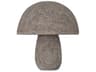 Currey & Company Textured Brown Mushroom Sculpture