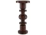 Currey & Company Sasha Round Wood Dark Walnut End Table