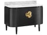 Currey & Company Briallen 48" Satin Black Vanity