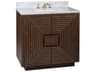 Currey & Company Morombe 36" Cocoa Marble Vanity