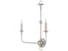Currey & Company Nottaway 2-Light Champagne Silver Wall Sconce
