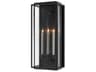 Currey & Company Wright 3 - Light Glass Outdoor Wall Light