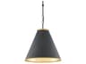 Currey & Company Pierrepont 1-Light Black Pendant