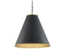 Currey & Company Pierrepont 1-Light Black Pendant