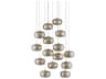 Currey & Company Pepper 15-Light Painted Silver Nickel Globe Pendant