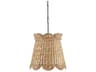Currey & Company Annabelle 1-Light Natural Brown Pendant