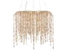 Currey & Company Kealia 10-Light Natural Coco Cream Pendant