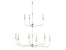 Currey & Company Nottaway 9-Light Champagne Chandelier
