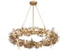 Currey & Company Aviary 6-Light Swedish Gold Chandelier