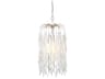 Currey & Company Glen Arbor 1-Light Contemporary Silver Leaf Pendant