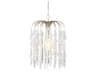 Currey & Company Glen Arbor 1-Light Contemporary Silver Leaf Pendant