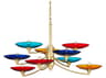 Currey & Company Veneto 9-Light Polished Brass Bowl Tiered Chandelier