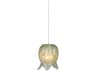 Currey & Company Polpo 1-Light Green Silver Mini Pendant