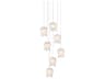 Currey & Company Polpo 7-Light White Silver Pendant