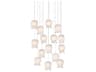 Currey & Company Polpo 15-Light White Silver Pendant