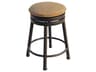 Darlee Outdoor Living Backless Cast Aluminum Antique Bronze Round Swivel Counter Height Stool