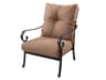 Darlee Outdoor Living Santa Anita Cast Aluminum Antique Bronze Club Chair