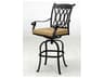 Darlee Outdoor Living Capri Cast Aluminum Antique Bronze Swivel Bar Stool Set of 6