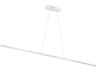 Dainolite Array 1-Light Matte White Linear Island Pendant