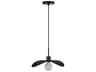 Dainolite Christobel 1-Light Matte Black Pendant
