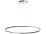 Dainolite Circulo 1-Light Silver Round Pendant