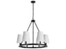 Dainolite Colby 6-Light Matte Black Chandelier
