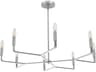 Dainolite Colette 8-Light Polished Chrome Candelabra Chandelier