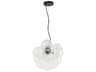Dainolite Charlize 3-Light Matte Black Globe Pendant
