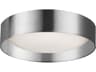 Dainolite Carmen 1-Light Polished Chrome Round Flush Mount