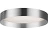 Dainolite Carmen 1-Light Polished Chrome Round Flush Mount