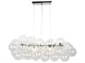 Dainolite Comet 10-Light Polished Chrome Globe Island Pendant