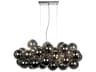 Dainolite Comet 10-Light Polished Chrome Globe Pendant