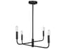 Dainolite Catalina 4-Light Matte Black Chandelier