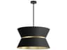 Dainolite Caterine 4-Light Matte Black Gold Pendant