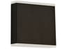 Dainolite Emery 2-Light Matte Black Wall Sconce