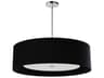 Dainolite Helena 4-Light Polished Chrome Black Pendant