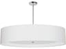 Dainolite Helena 6-Light Polished Chrome White Pendant