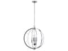 Dainolite Karland 6-Light Polished Chrome Globe Chandelier