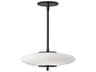 Dainolite Maddie 1-Light Matte Black Pendant