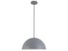 Dainolite Ofelia 1-Light Grey Dome Pendant