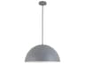 Dainolite Ofelia 1-Light Grey Dome Pendant