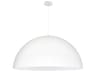 Dainolite Ofelia 1-Light Matte White Dome Pendant