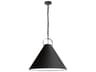Dainolite Princeton 1-Light Matte Black Pendant