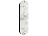 Dainolite Pascal Alabaster Black Wall Sconce