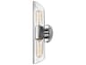 Dainolite Samantha 2-Light Polished Chrome Vanity Light