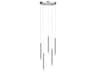 Dainolite Sanya 5-Light Polished Chrome Linear Pendant
