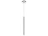 Dainolite Sanya 1-Light Polished Chrome Linear Mini Pendant