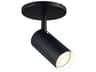 Dainolite Stanly 1-Light Matte Black Cylinder Spot Light